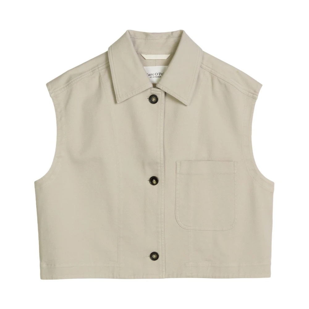 Marc O Polo Woven Patch Pocket Waistcoat - Bild 4