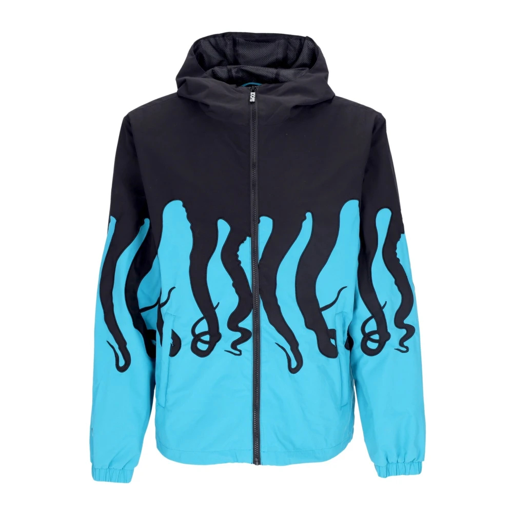 Octopus Herren Blau - Himmelblaue Windbreaker Jacke - Jackets - Xl