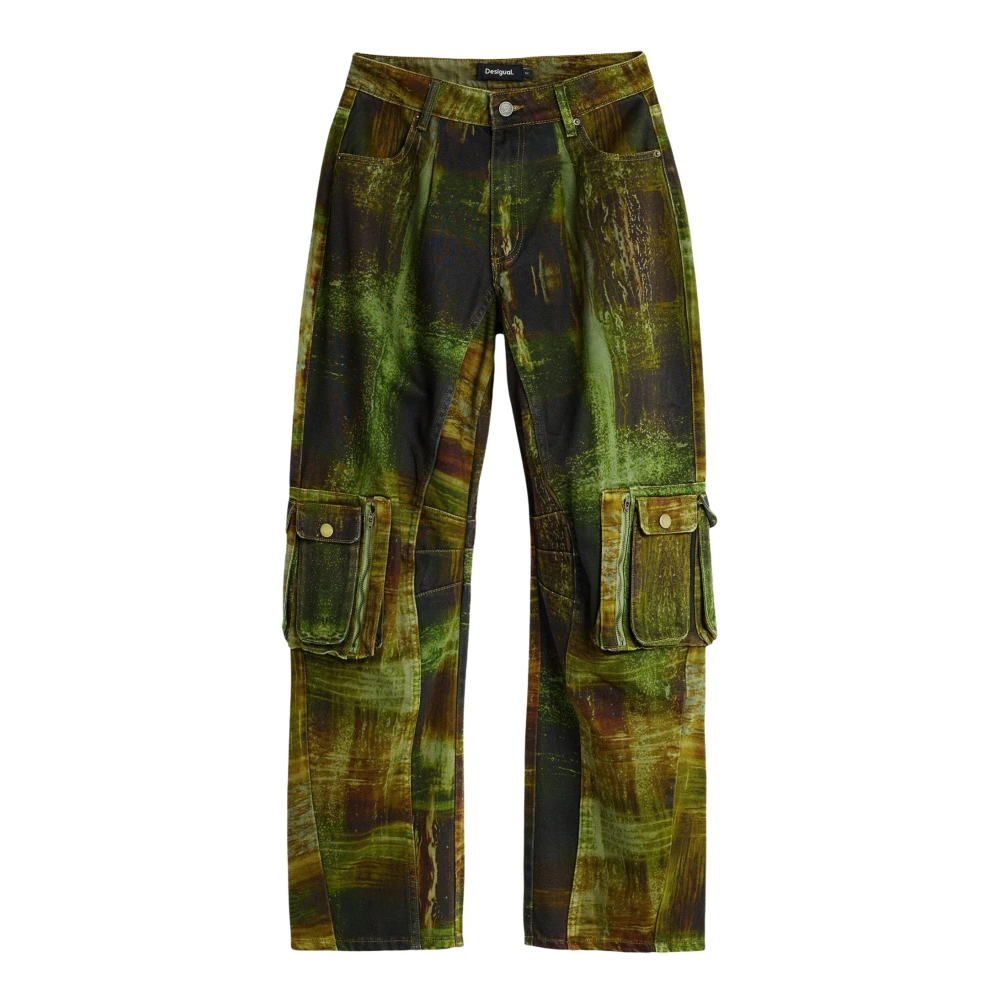 Desigual Damen Vert Hosen Lacroix - Bild 4