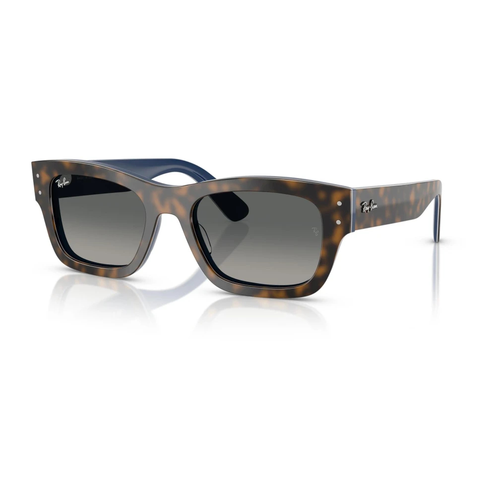 Ray-Ban Joseph Sonnenbrillen Havana Grau Auf Blau Farbverlauf Fassung Grau Glas 55-20, RB7683S - Bild 9