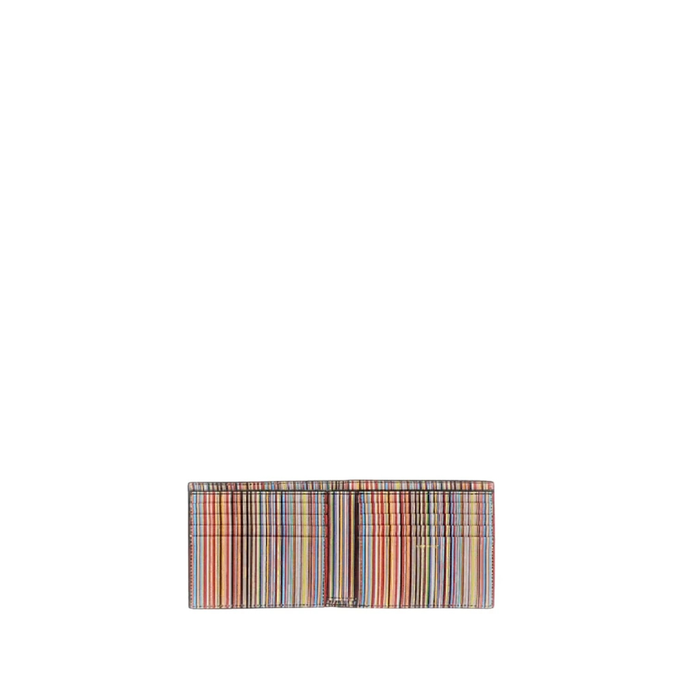 Ps Paul Smith Leather Signature Stripe Interior Billfold Wallet - Bild 4