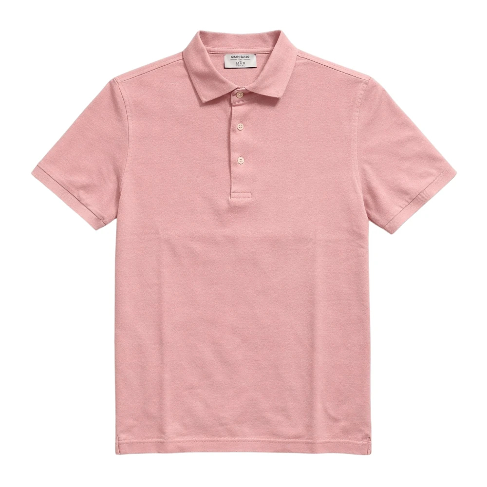 Gran Sasso Herren Rosa - Classic Polo - Tops - L