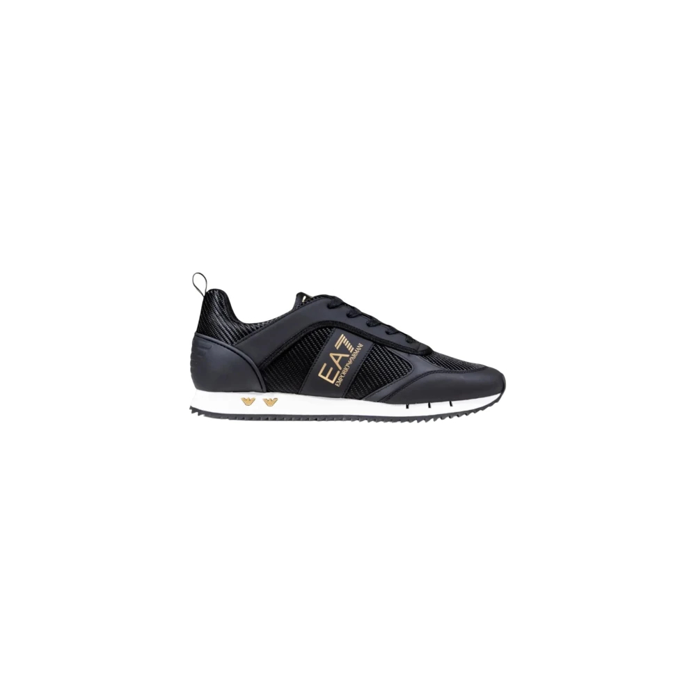 Emporio Armani Ea7 Herren Schwarz - Carbon Sneakers - Shoes - K - 41 1/3 Eu