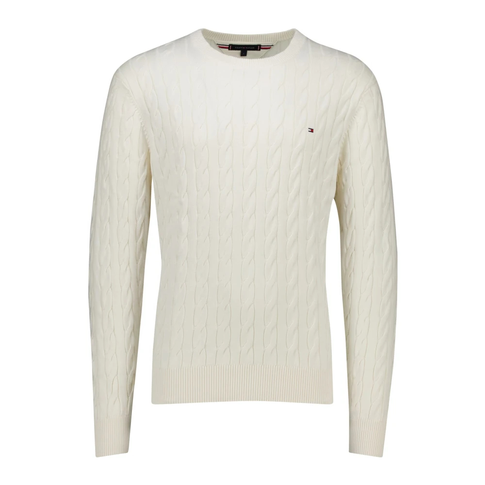 Tommy Hilfiger Herren Creme Pullover Mw0mw33132 Écru Regular Fit - Bild 9