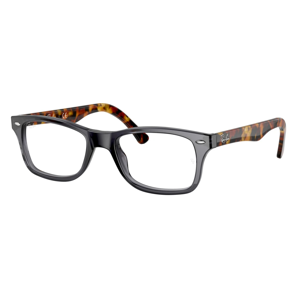 Ray - Ban Unisex Transparent Ray - Ban Rx5228 5629 Optische Fassungen Acetat Grau Quadratisch Normal - Image 5