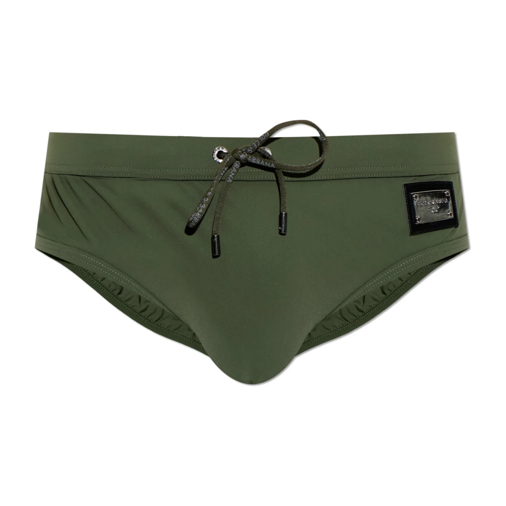 Dolce & Gabbana Herren Grün - Swim Briefs - Swimwear - L