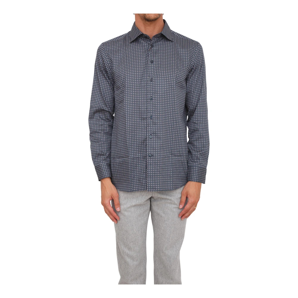 Etro Herren Blau - Roma Hemd - Shirts - Xl