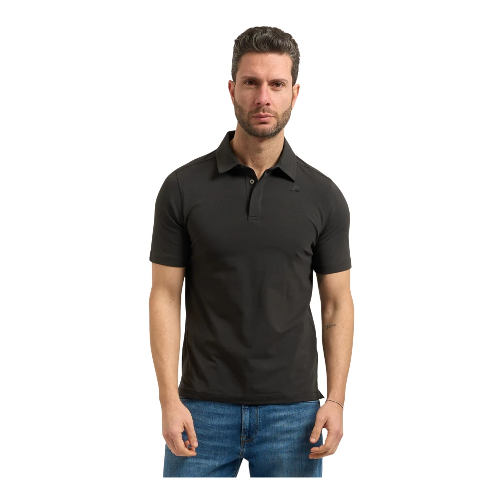 K-Way Herren Schwarz - Viggo Polo - Tops - K - 2XL