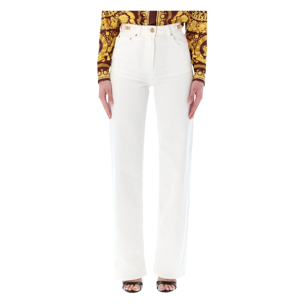 Versace , Damen, Jeans, Weiß, W28 - Bild 4