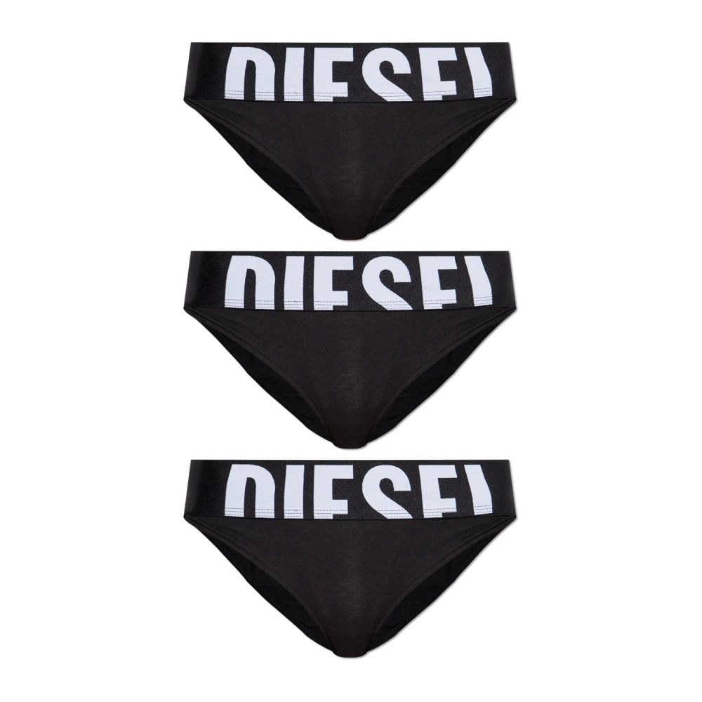 Diesel Damen Schwarz - Lola-D-Pop-3Pack Slips Trio - Underwear - K - Xs