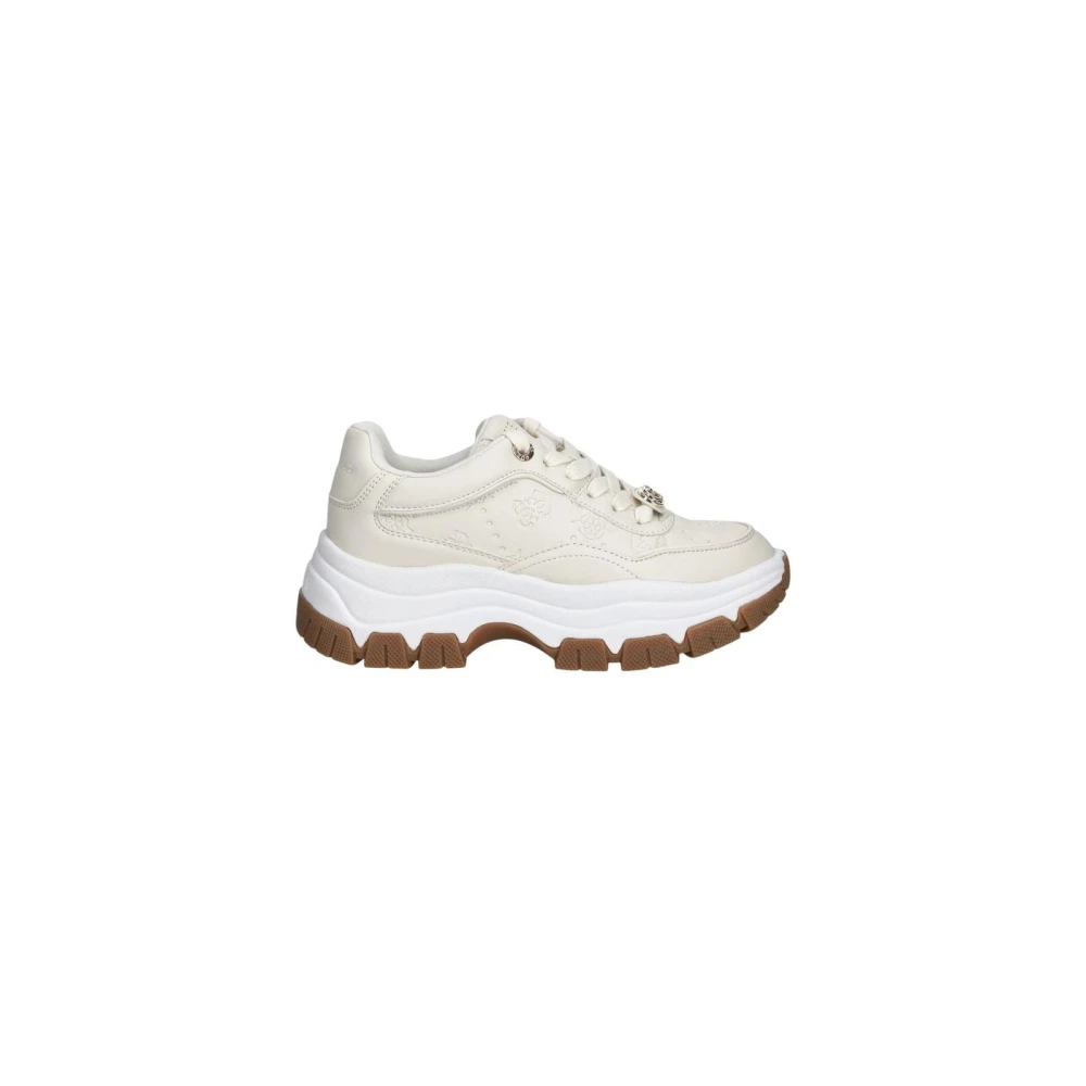 Guess - Slip-On Sportliche Schnür-Sneakers - Shoes - Damen - Weiß - 38 Eu - Bild 11