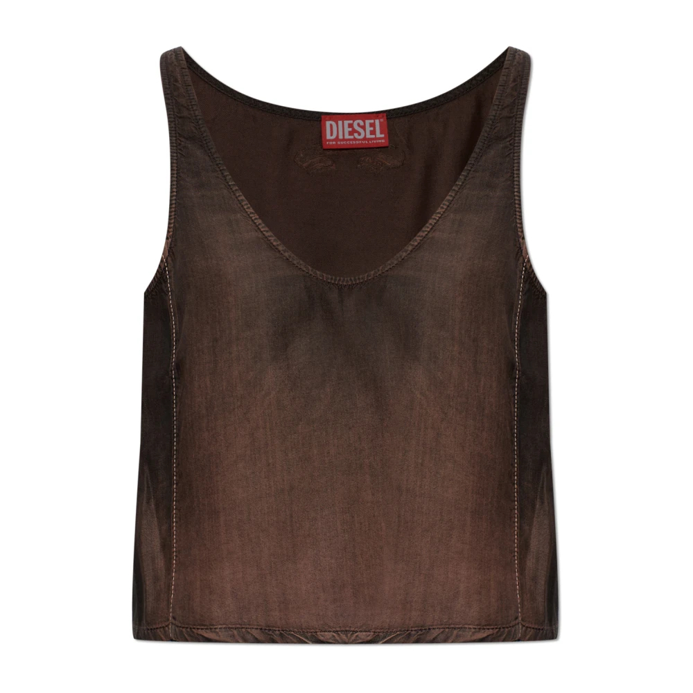 Diesel Damen Braun - De-Norian-S Tank Top - Tops - M