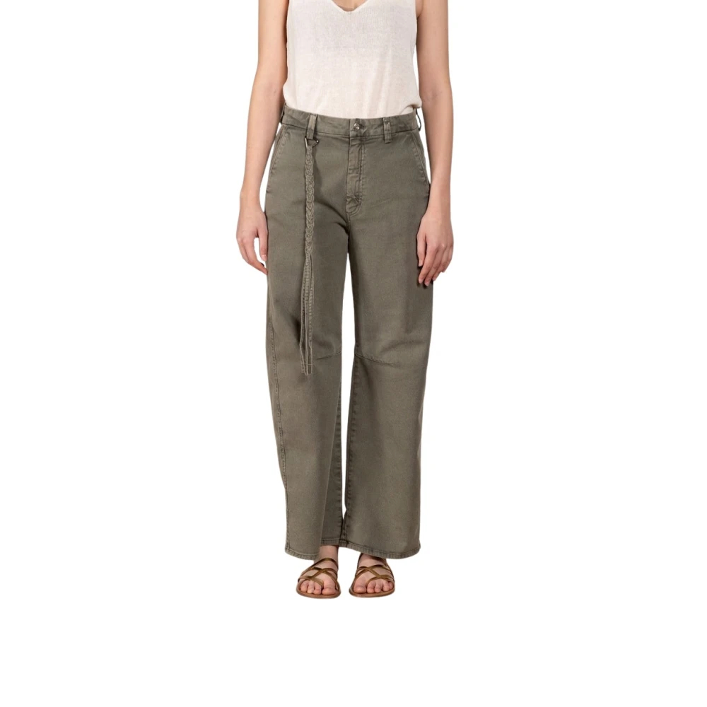 Mason's Damen Grün - Valerie Balloon Fit Denim Hose - Jeans - S