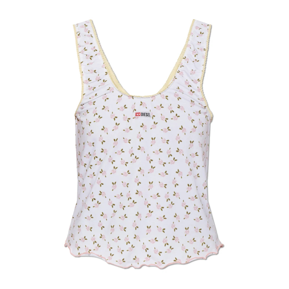 Diesel Damen Weiß - Georgie-D-Core Tank Top - Tops - S