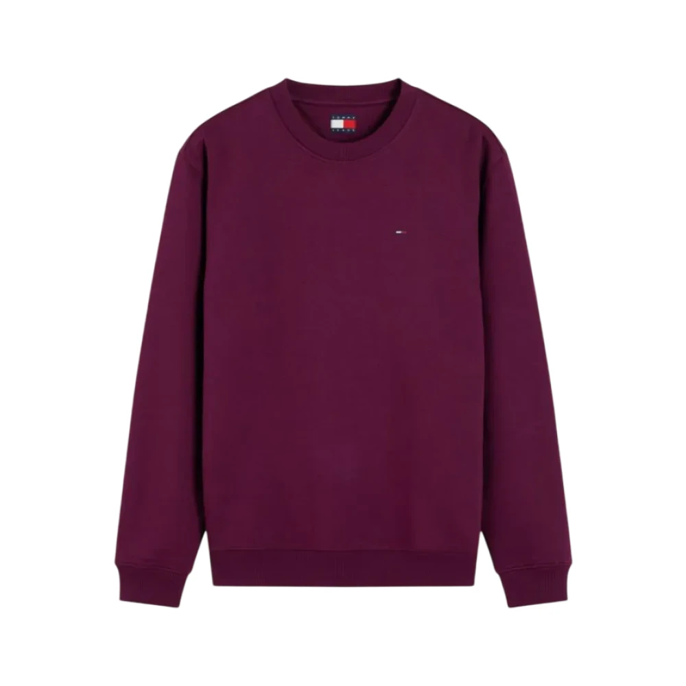 Tommy Jeans Herren Tommy Hilfiger Sweatshirts Bordeaux Gr. Klein - Bild 5