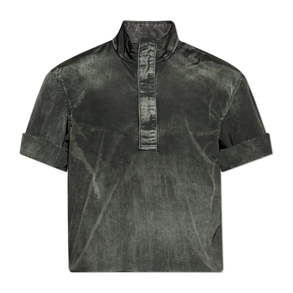 Diesel - Isoliertes T-Shirt J-Valois - Tops -Herren -Grau -M