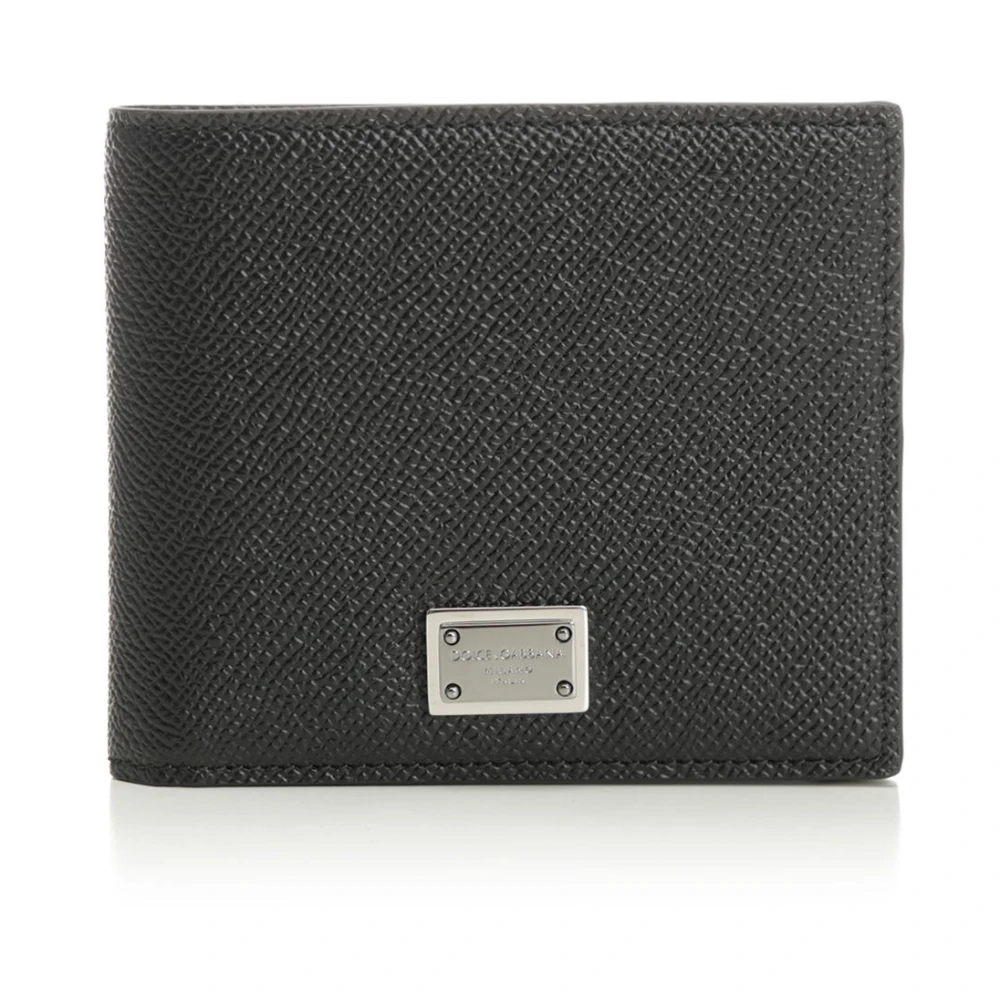 Dolce & Gabbana - Schwarzes Leder Bi-Fold Geldbörse - Accessories - Herren - Schwarzk - One Size - Bild 10