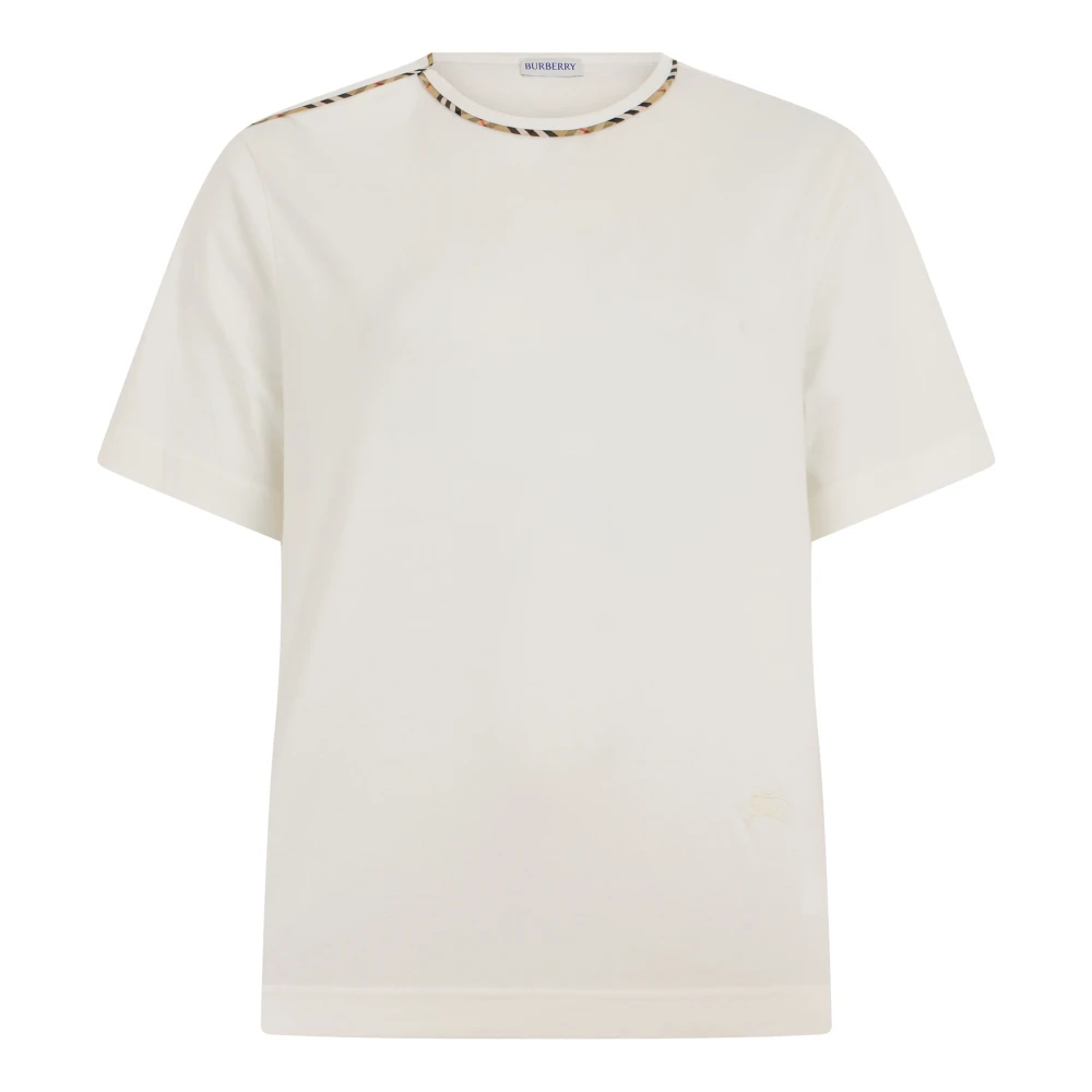 Burberry - Frankie Bow Baumwoll-T-Shirt - Tops - Damen - Weiß - Xs - Bild 6