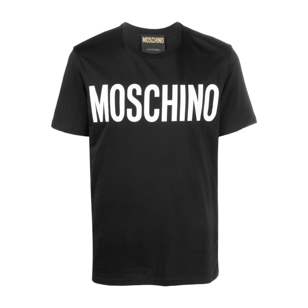Moschino Herren Schwarz - Stilvolle T-Shirts Und Polos - Tops - K - S