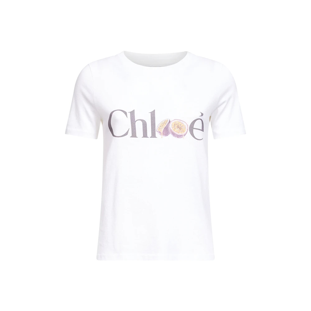 Chloé , Damen, Oberteile, Weiß, S - Bild 2