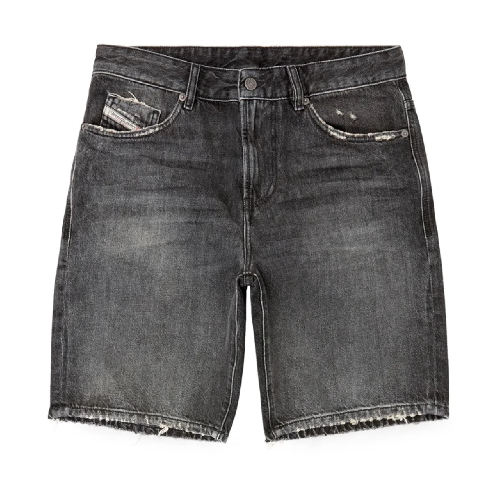 Diesel Herren Schwarz - D-Fin Distressed Denim Shorts - Shorts - K -W33