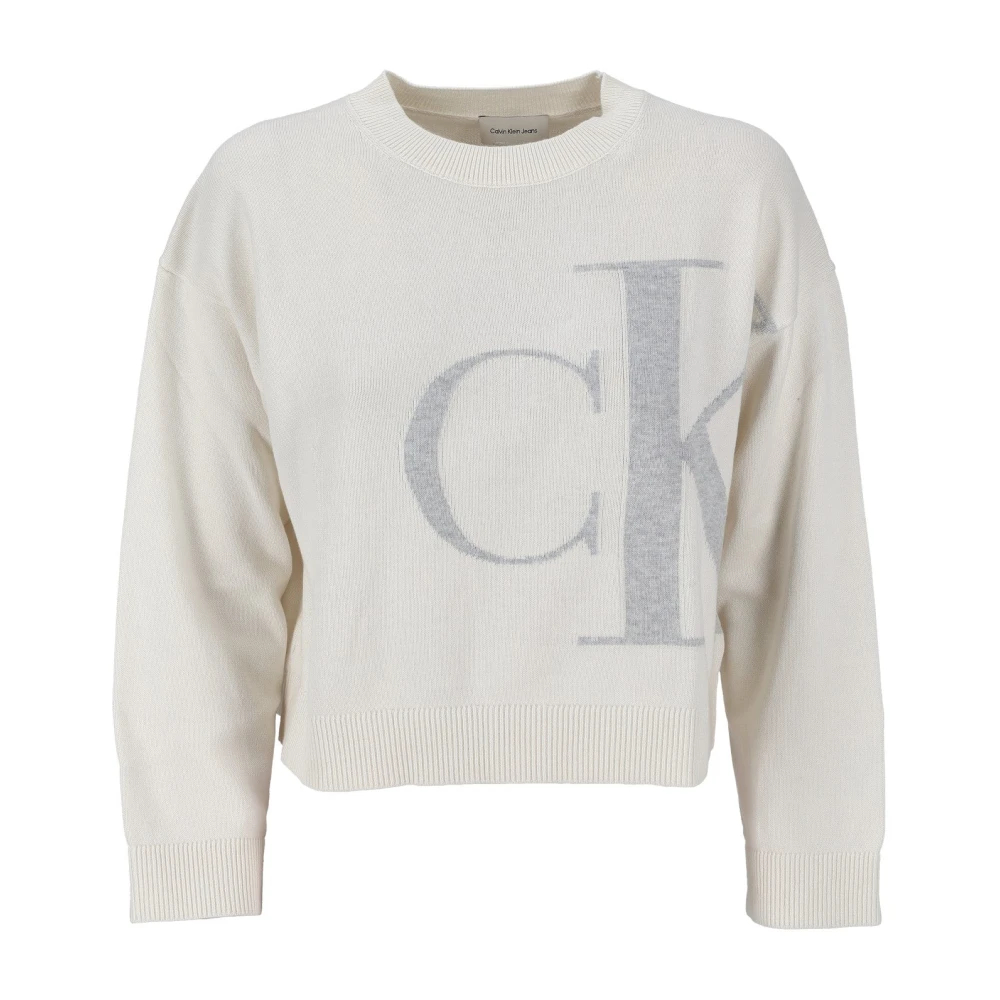 Calvin Klein , Damen, Strickwaren, Weiß, 2XS - Bild 4