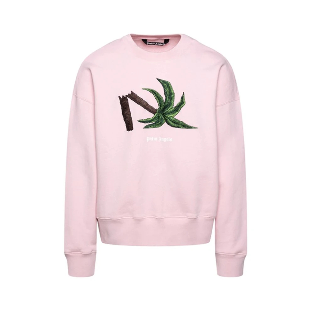 Palm Angels, Herren, Pullover, Logo Sweatshirt, Pink, (L) - Bild 4