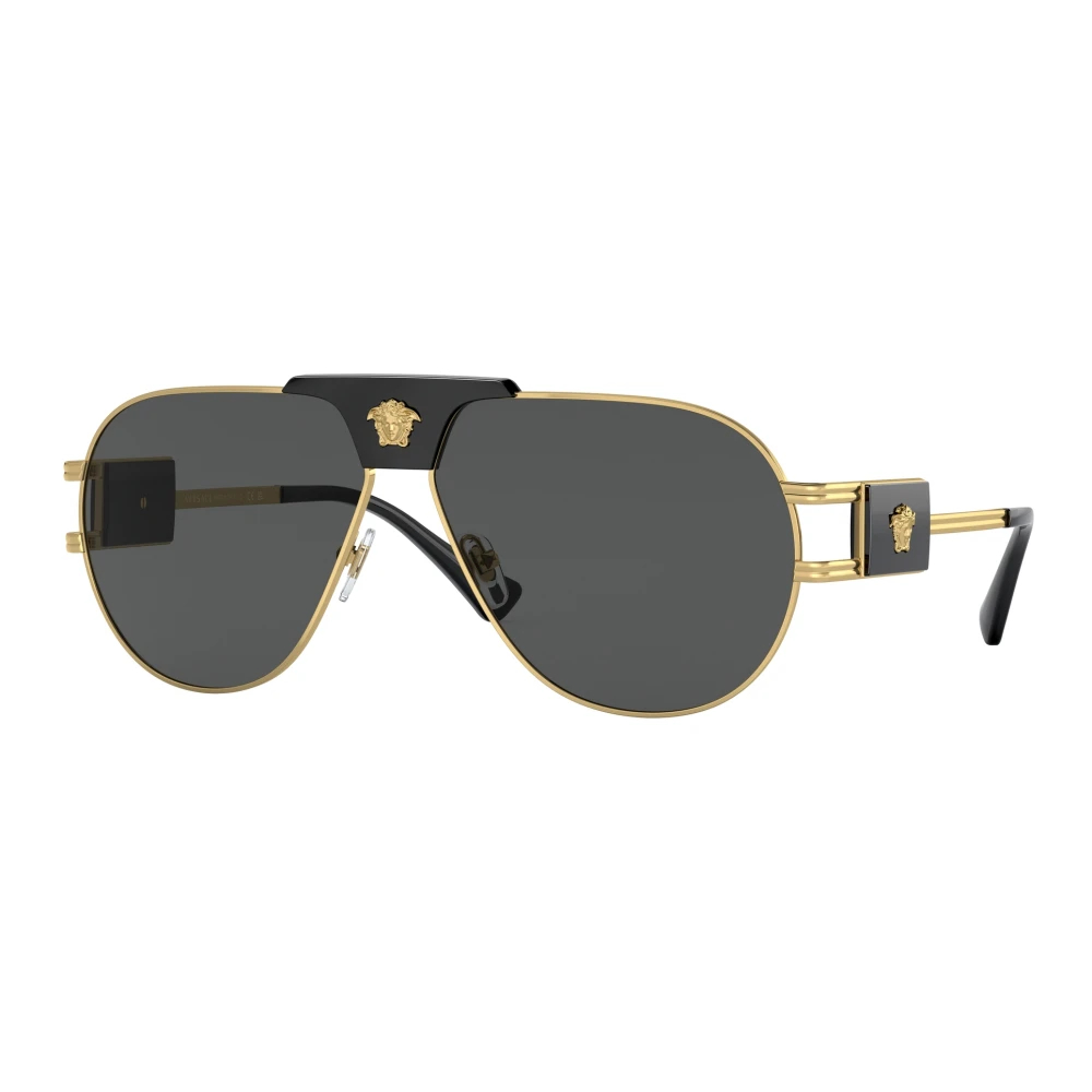 Versace Herren Gelb - Sonnenbrille - Accessories - 63 Mm