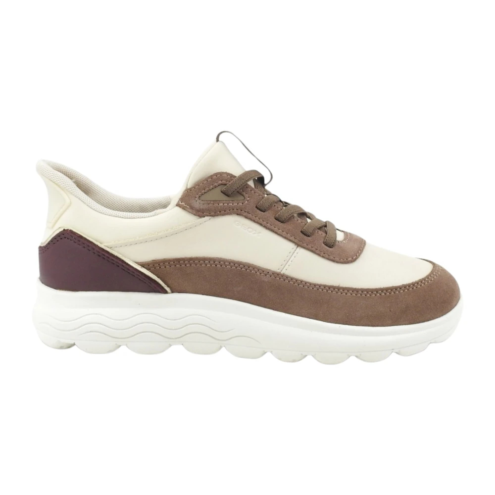 Geox Damen Beige Sneakers Spherica Plus - Bild 3