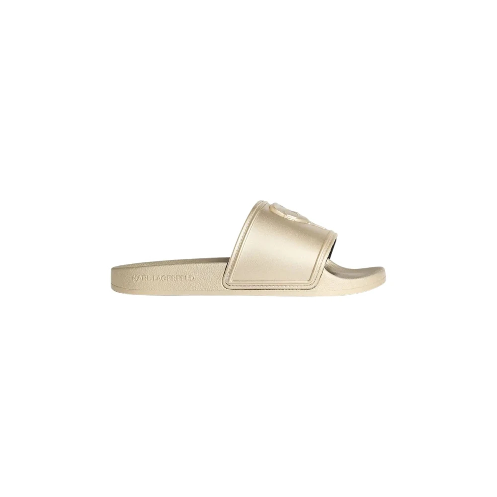 Karl Lagerfeld Damen Goldfarben Pantoletten Kondo Kl80919m - Bild 2
