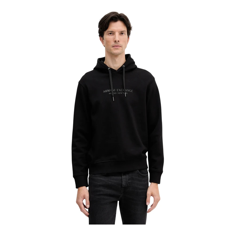 Armani Exchange , Herren, Sweatshirts & Hoodies, Schwarzk, L - Bild 6