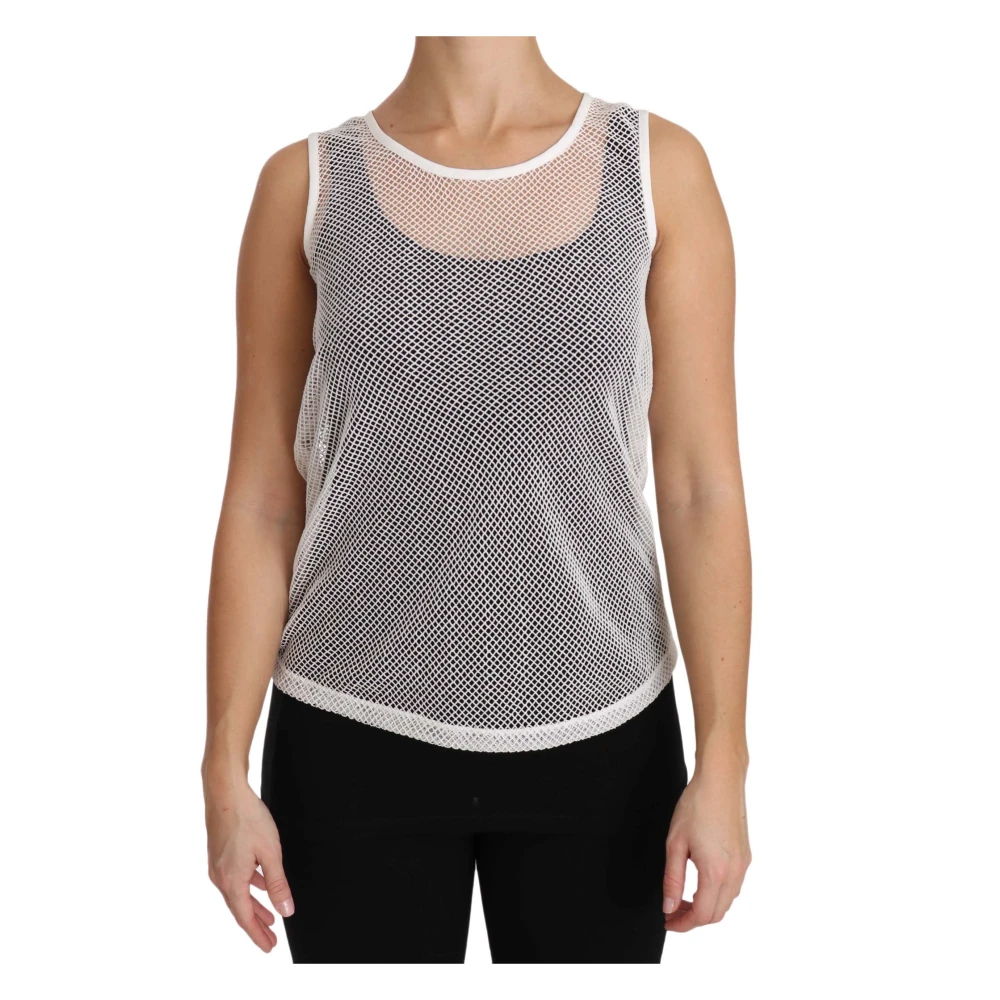 Dolce & Gabbana Damen Weiß - Ärmellose Oberteile - Tops - 2XS