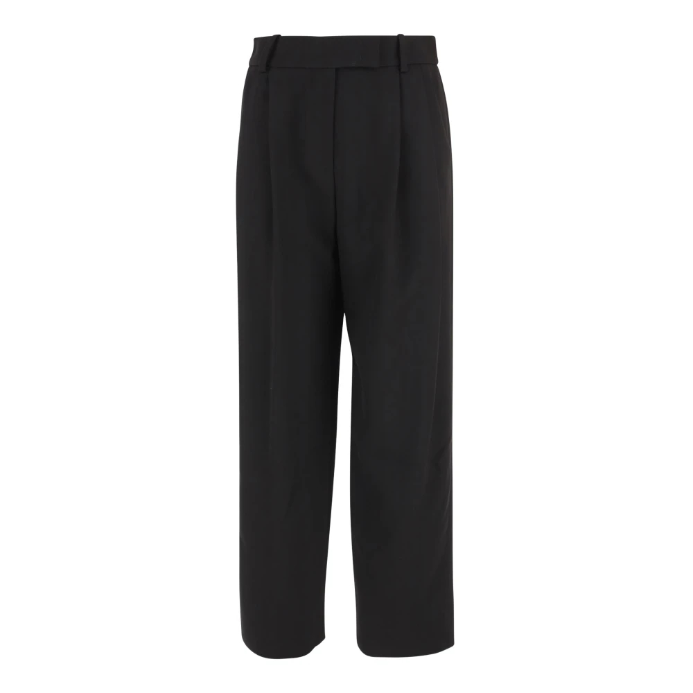 Giorgio Armani Damen Schwarz - Seidenhose - Trousers - K - S