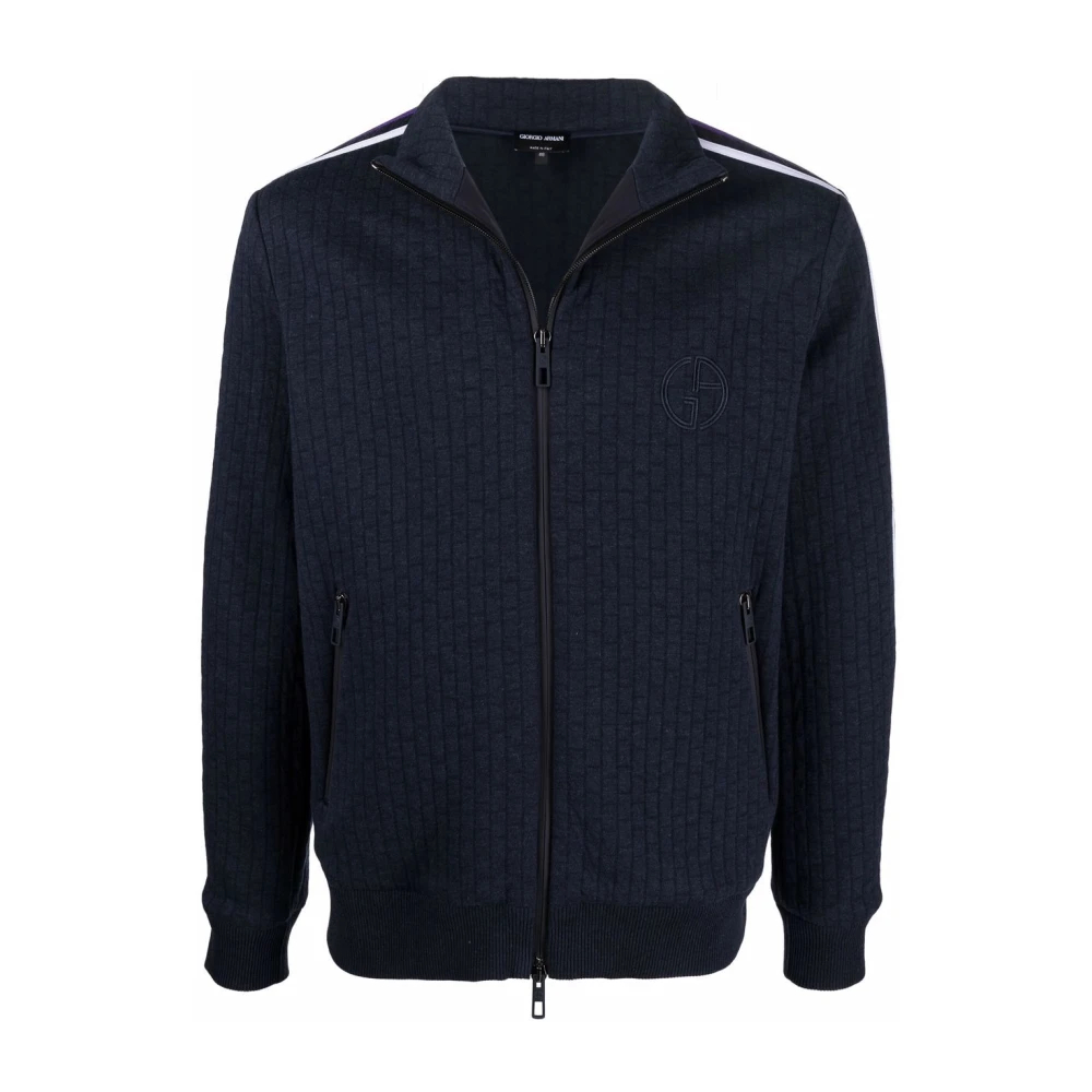 Giorgio Armani Herren Blau - Elegante E Jacke - Sweatshirts & Hoodies - M