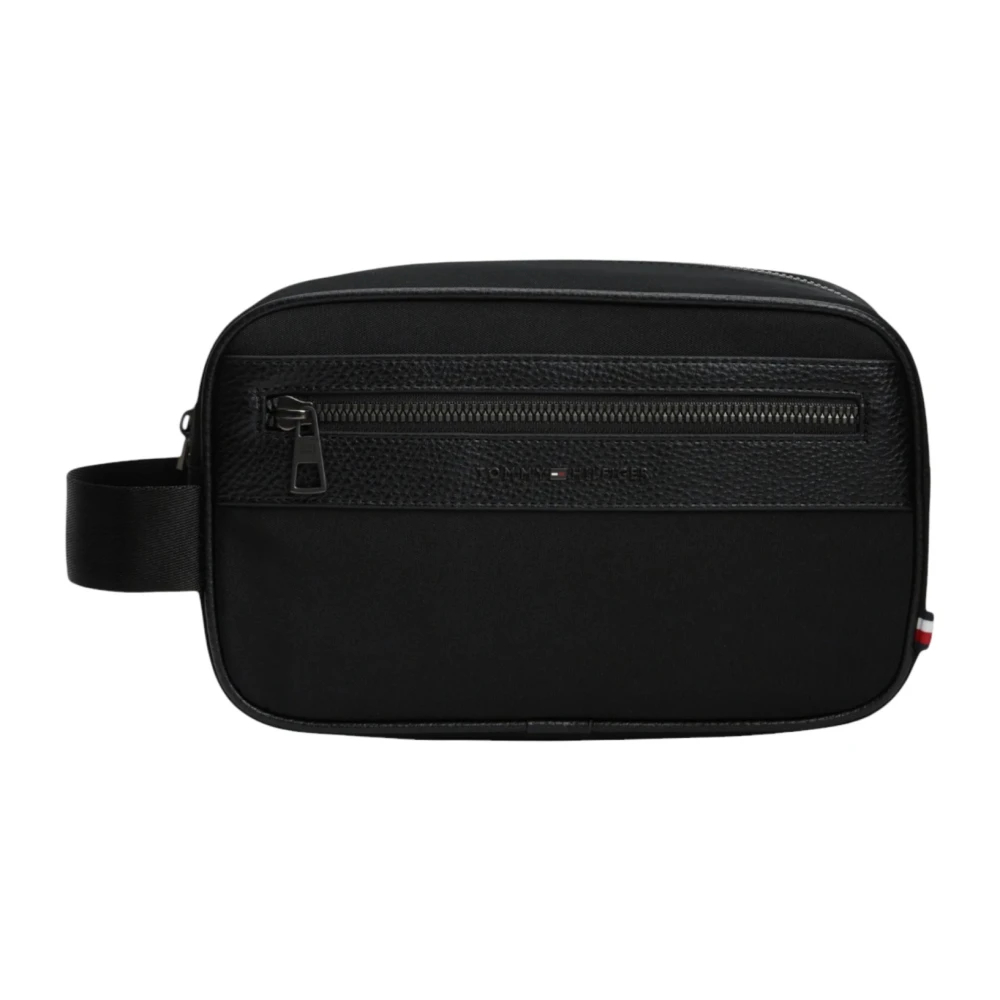 Tommy Hilfiger Herren Schwarz Kosmetiktasche Th Repreve Washbag Am0am14514 - Image 7