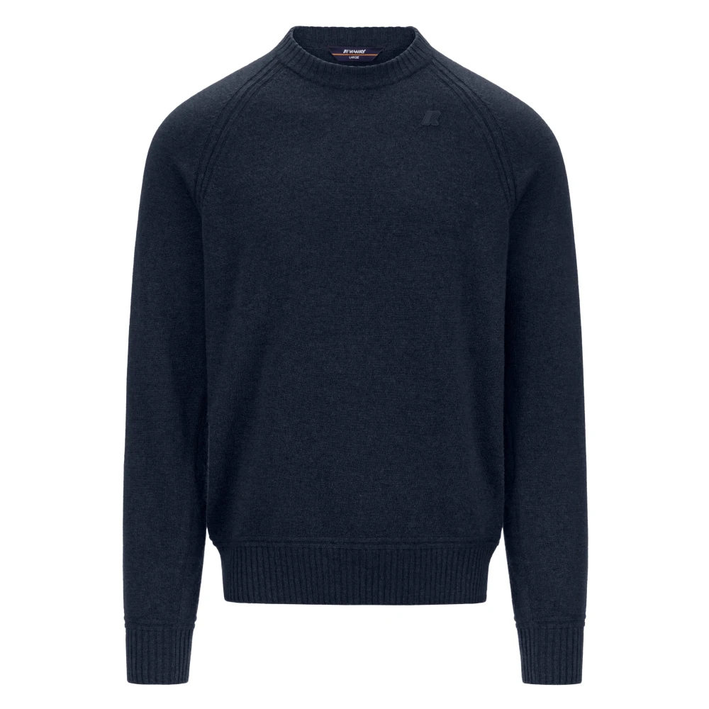 K-Way Herren Blau - Sebas Crewneck Jumper - Knitwear - M