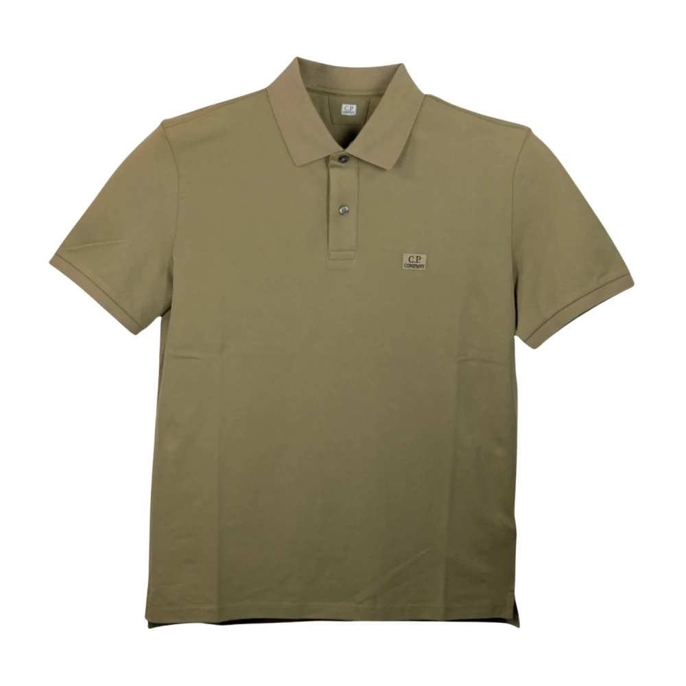 C.p. Company - Short Sleeve Polo - Tops - Herren - Grün - S