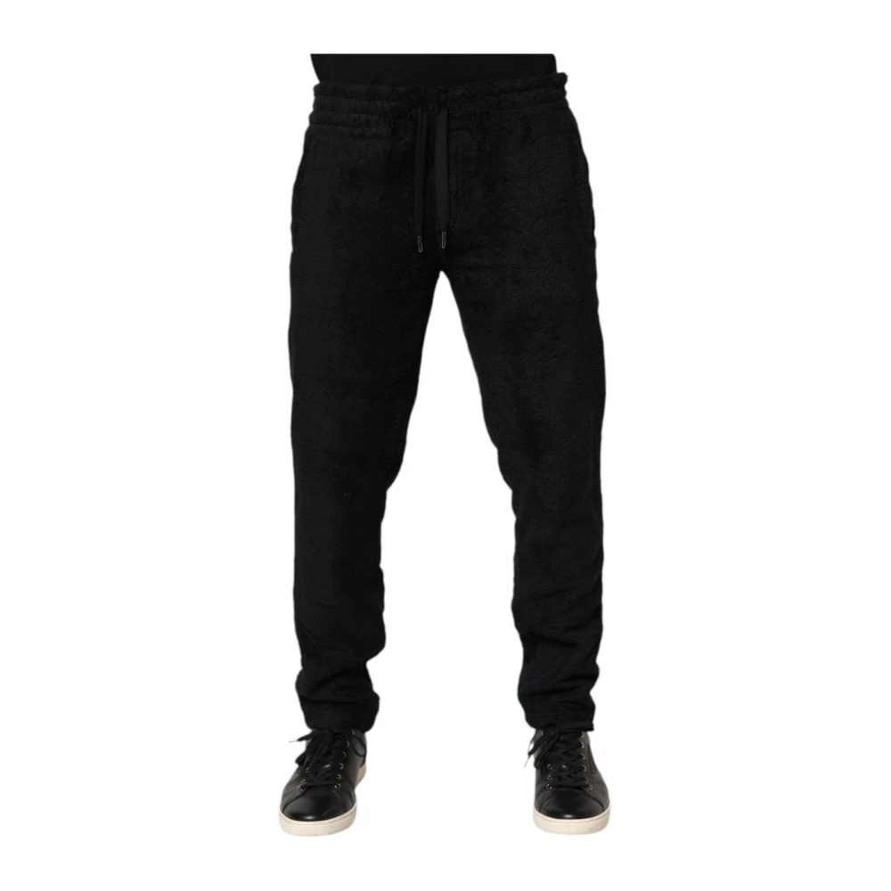 Dolce & Gabbana Herren Schwarz - Logo Jogger Sweatpants - Trousers - K - S