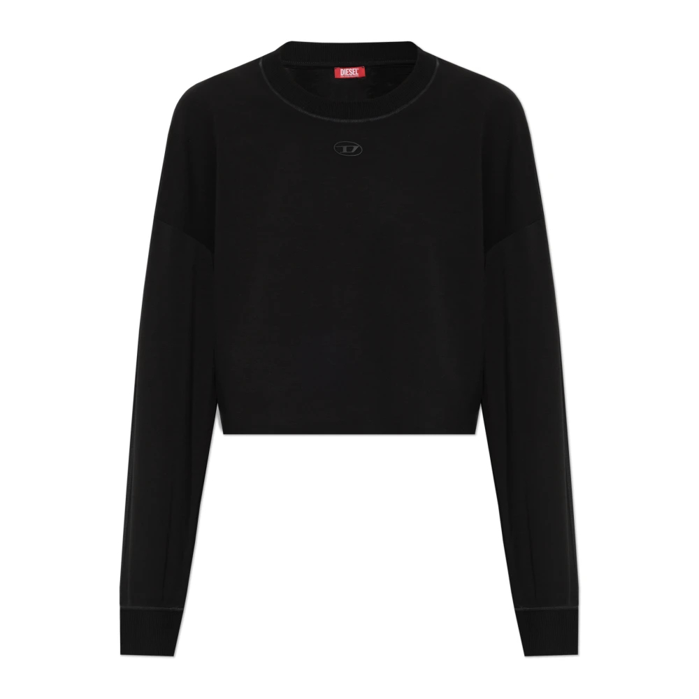 Diesel - Blake-Utlt Crop Top - Sweatshirts & Hoodies - Damen - Schwarzk - Xl