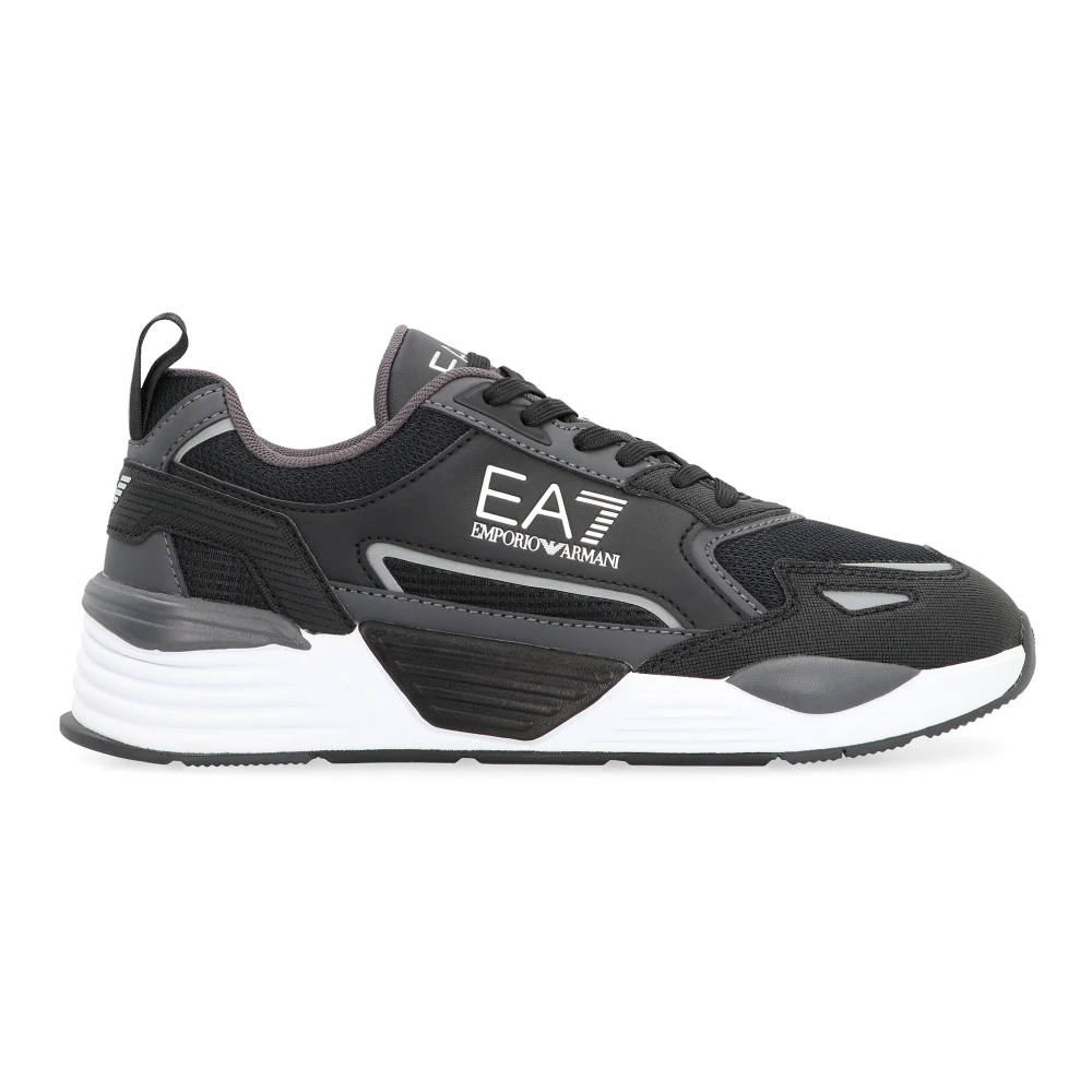 Emporio Armani Ea7 Herren Schwarz - Af18447 Low-Top Sneakers - Shoes - K - 42 2/3 Eu