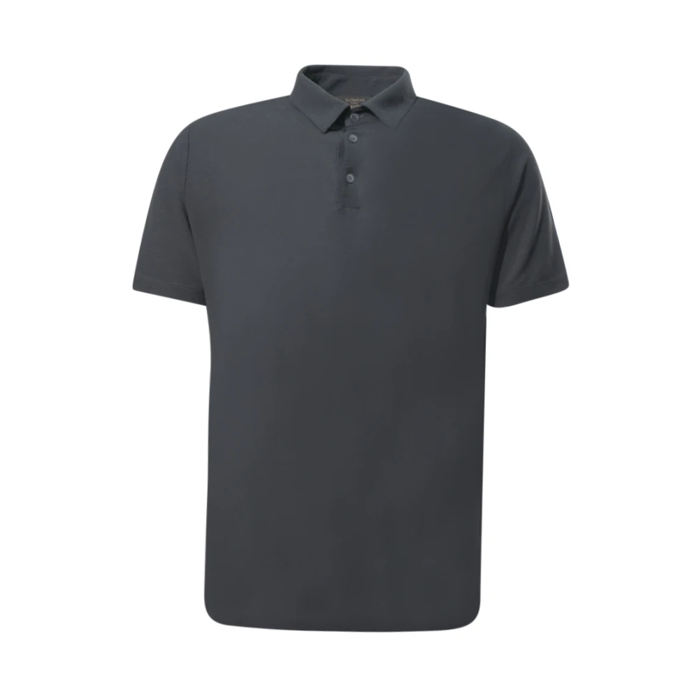 Zanone Herren Blau - Slim Fit Icecotton Poloshirt - Tops - L