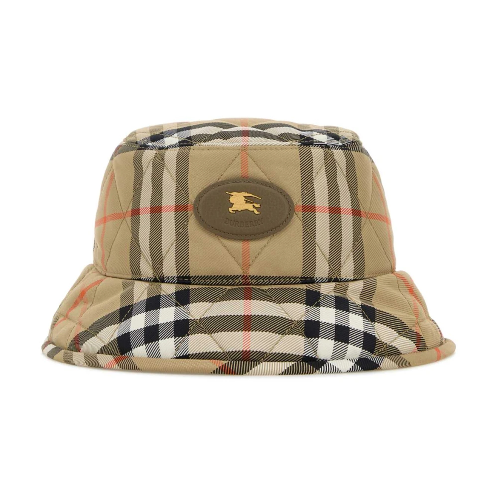 Burberry Damen Beige - Quilted Horseshoe Bucket Hat - Accessories - L