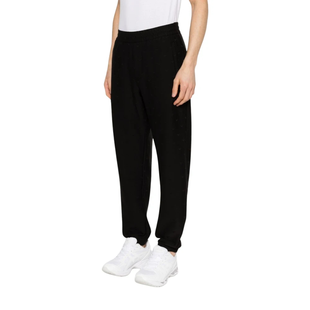 Emporio Armani - Cotton Blend Sweatpants - Trousers - Herren - Schwarzk - Xl