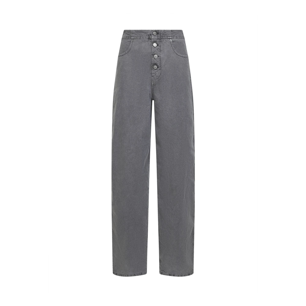 MM6 | Grey denim straight-leg jeans | female | 28 - Bild 4