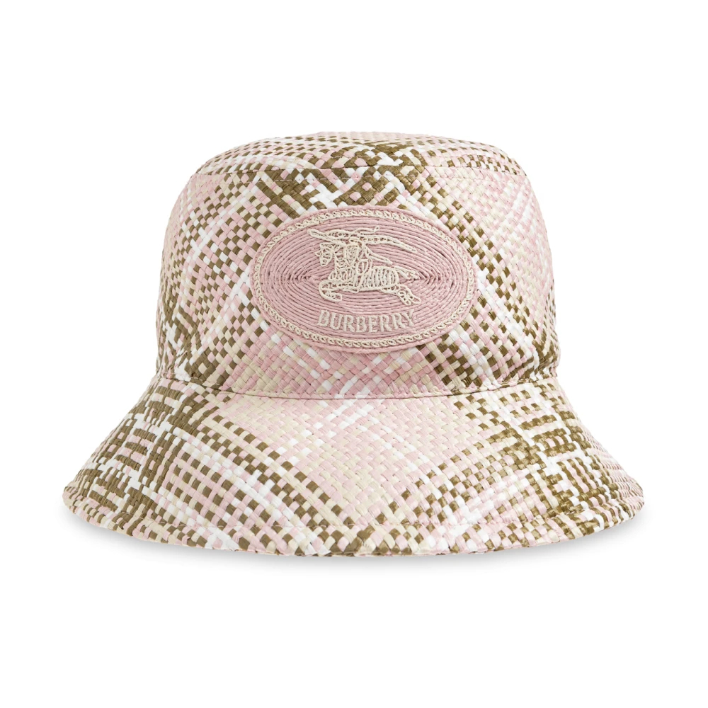 Burberry Herren Rosa - Check Bucket Hat - Accessories - L