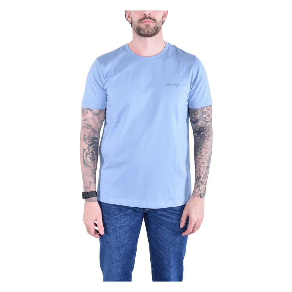 Dondup Herren Blau - T-Shirt Mit Rundhalsausschnitt - Tops - S