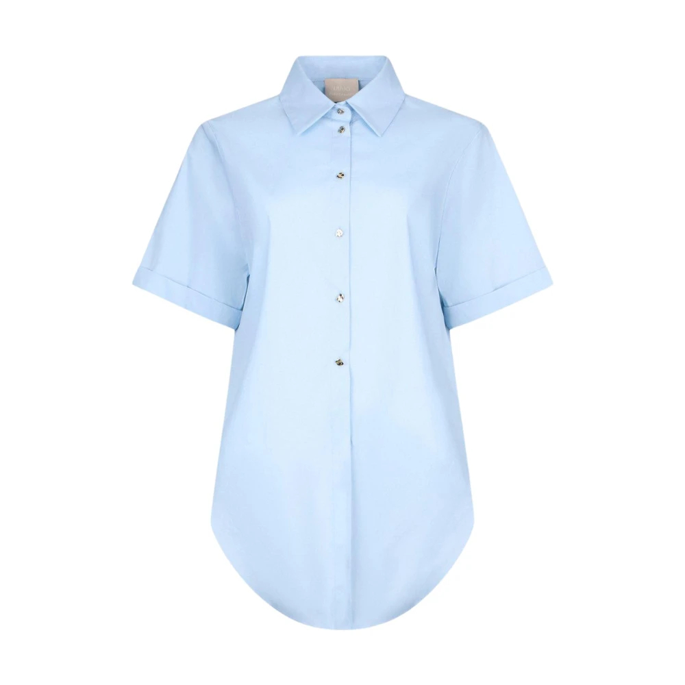 Liu Jo Damen Blau - Shirt Mit Knoten - Blouses & Shirts - L
