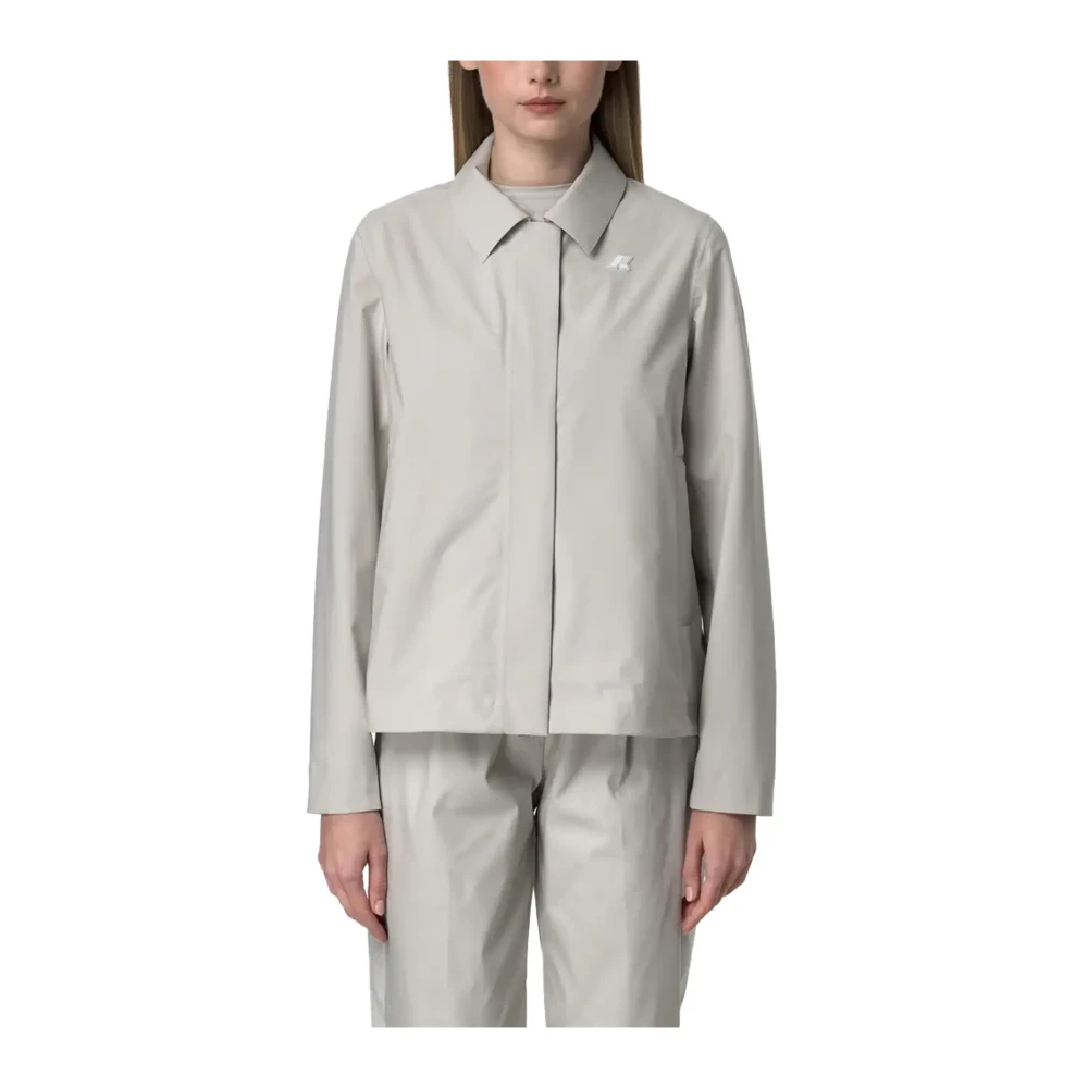 K-Way Damen Grau - E Stretch Jacke - Jackets - Xl