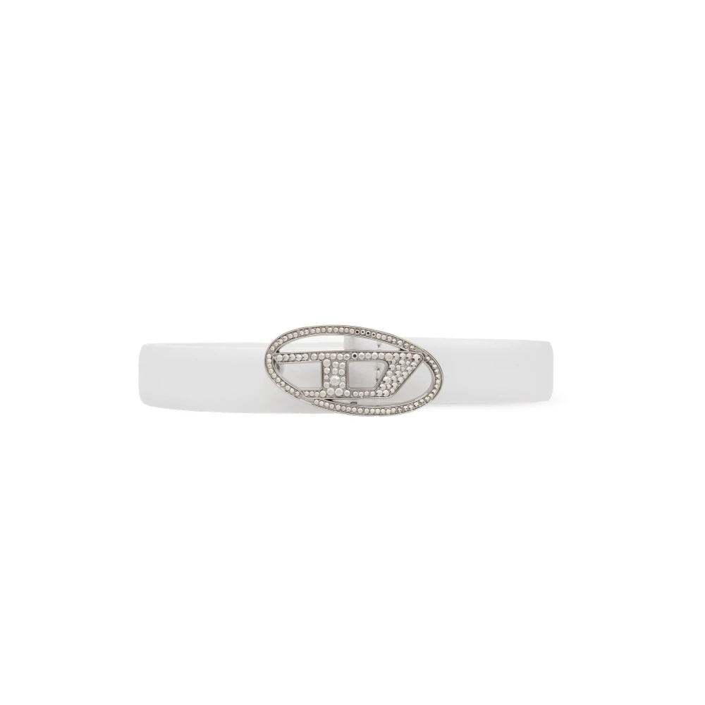 Diesel Damen Weiß - Belt B-1Dr Strass - Accessories - 90 Cm