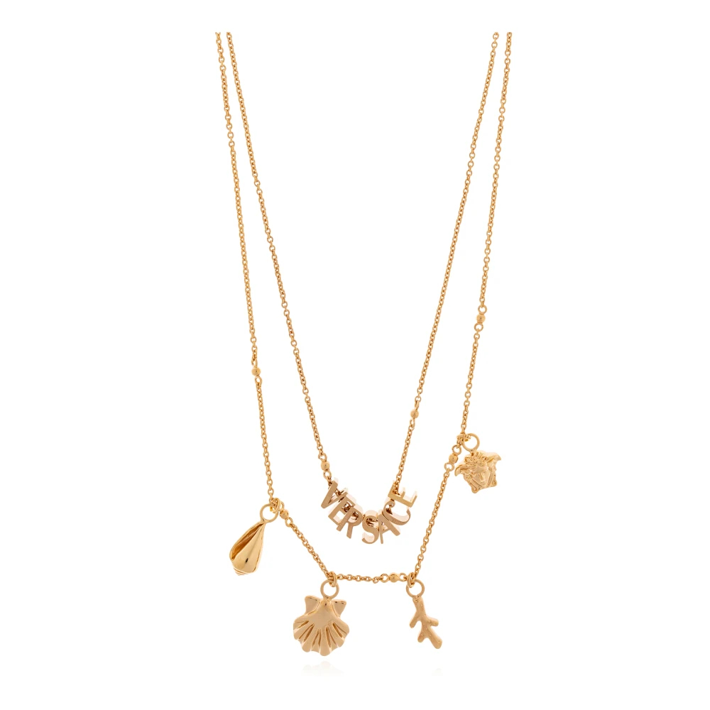 Versace Damen Gelb - Halskette Mit Anhängern - Accessories - One Size